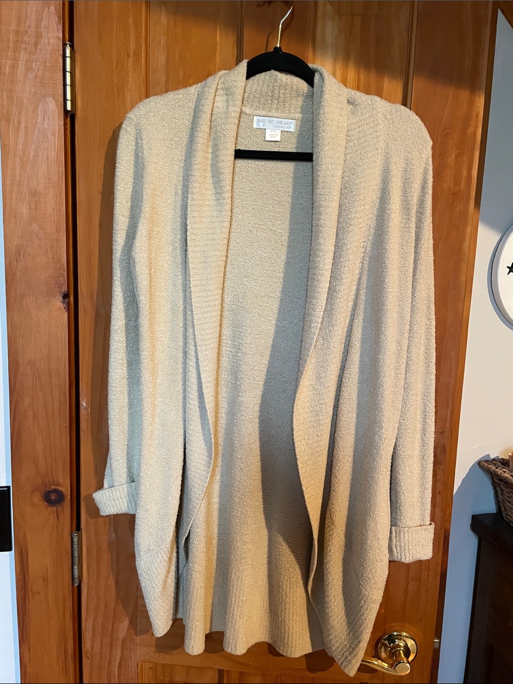 Barefoot Dreams Open-Front Cardigan - Cream